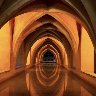 Arched corridor photography print by Mark Hulskamp