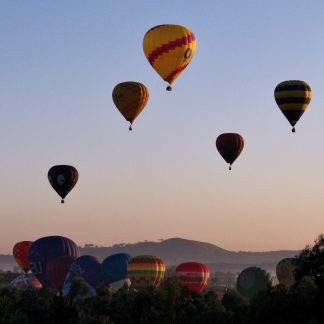 Morning balloons photography print by Mark Hulskamp