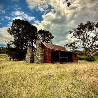 The old shed landscape photography print by Mark Hulskamp
